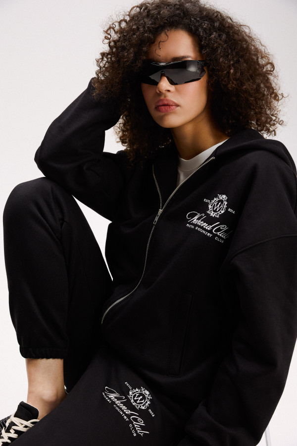 ЗІП ХУДІ УТЕПЛЕНЕ WEEKEND CLUB Black