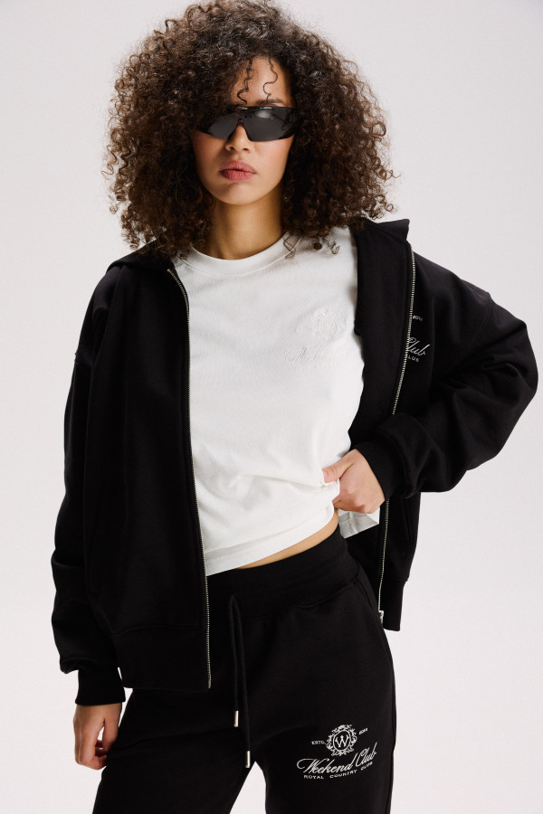 ЗІП ХУДІ УТЕПЛЕНЕ WEEKEND CLUB Black