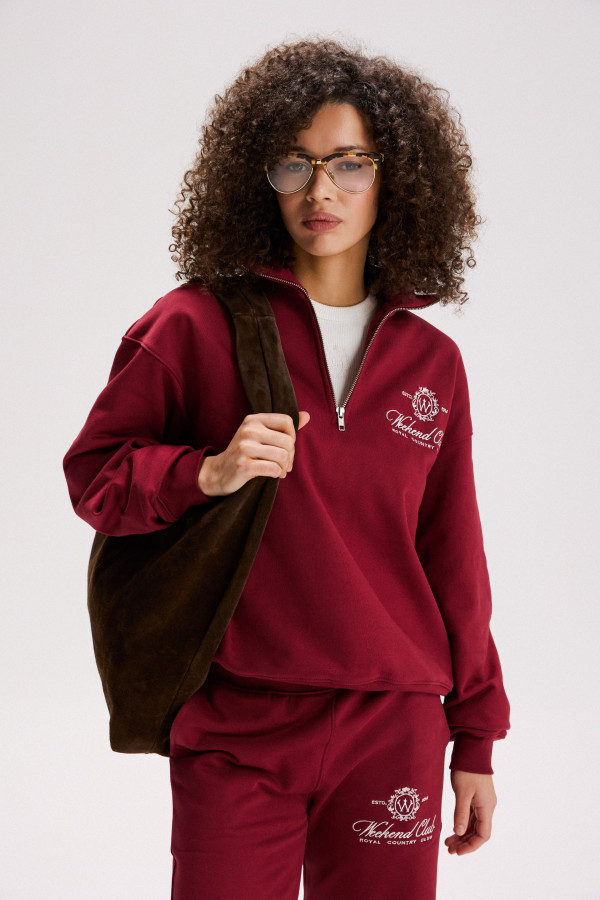 СВІТШОТ ПОЛО УТЕПЛЕНЕ WEEKEND CLUB Bordeaux