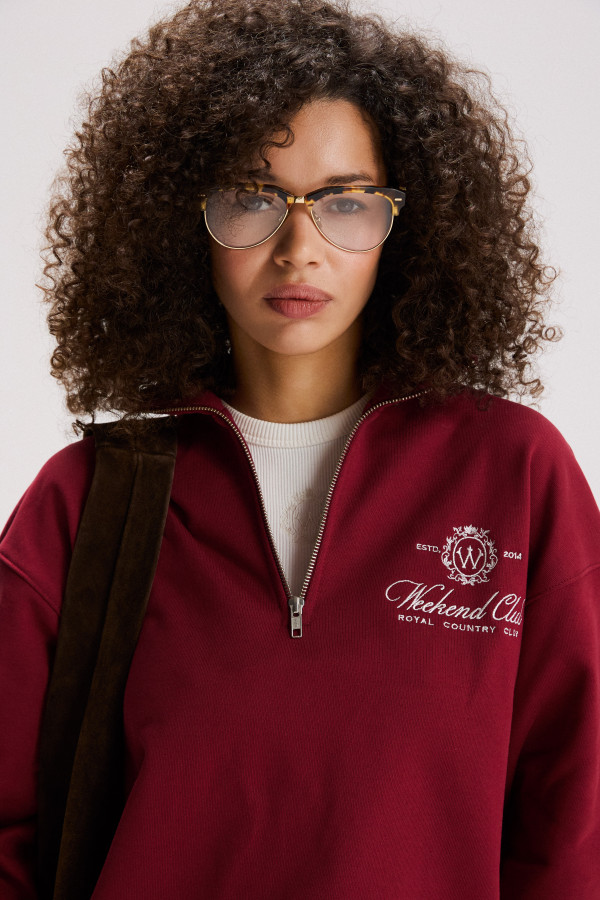 СВІТШОТ ПОЛО УТЕПЛЕНЕ WEEKEND CLUB Bordeaux