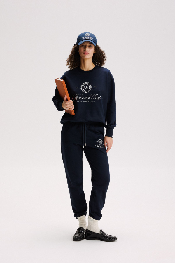 СВІТШОТ УТЕПЛЕНИЙ WEEKEND CLUB Navy