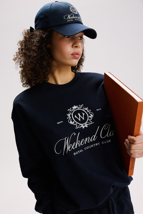 СВІТШОТ УТЕПЛЕНИЙ WEEKEND CLUB Navy
