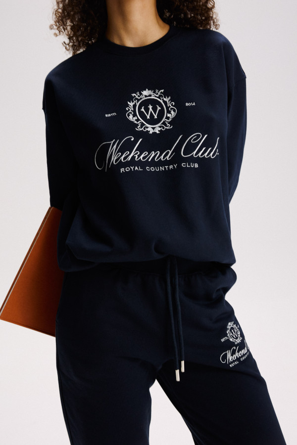 СВІТШОТ УТЕПЛЕНИЙ WEEKEND CLUB Navy