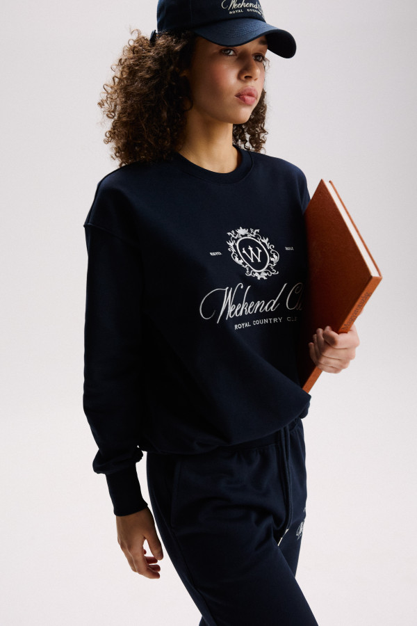 СВІТШОТ УТЕПЛЕНИЙ WEEKEND CLUB Navy