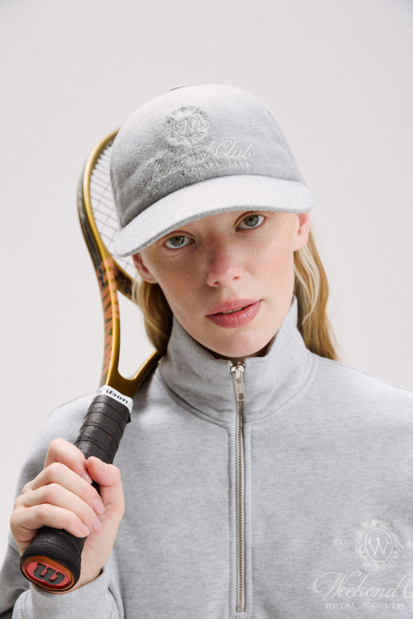 КЕПКА WEEKEND CLUB Wool Light  Grey