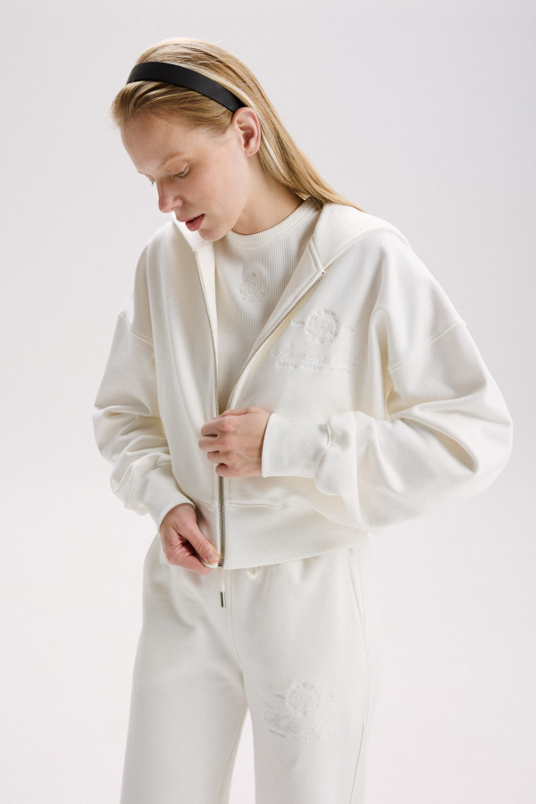 ЗІП ХУДІ УТЕПЛЕНЕ ВКОРОЧЕНЕ WEEKEND CLUB Milk