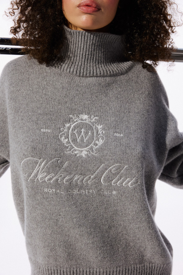 СВЕТР З ГОРЛОМ WEEKEND CLUB Grey