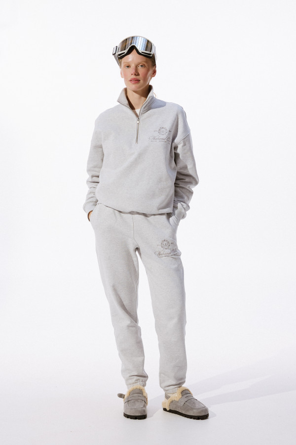 СВІТШОТ ПОЛО УТЕПЛЕНЕ WEEKEND CLUB Light Heather Grey