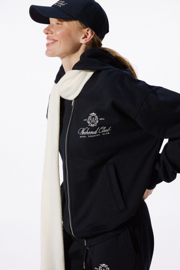 ЗІП ХУДІ УТЕПЛЕНЕ WEEKEND CLUB Blue Navy