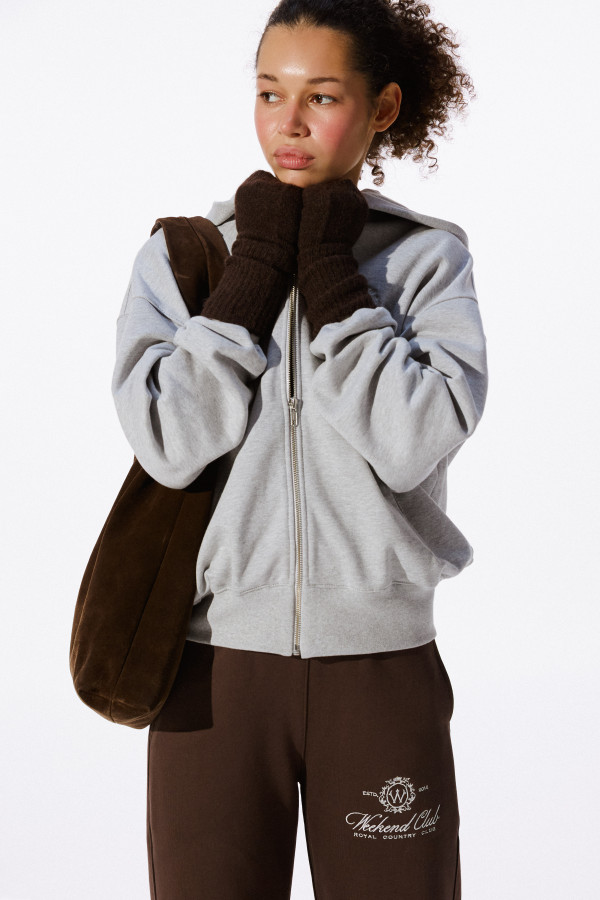 ЗІП ХУДІ УТЕПЛЕНЕ WEEKEND CLUB  Mid Grey