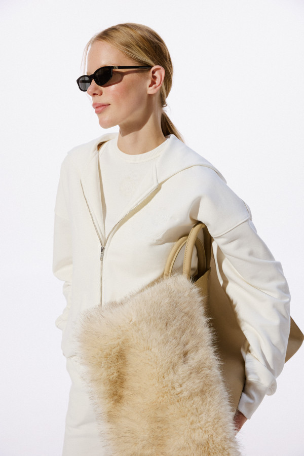 ЗІП ХУДІ УТЕПЛЕНЕ WEEKEND CLUB Milk