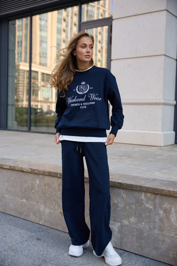 БРЮКИ WEEKEND WEAR Blue Navy