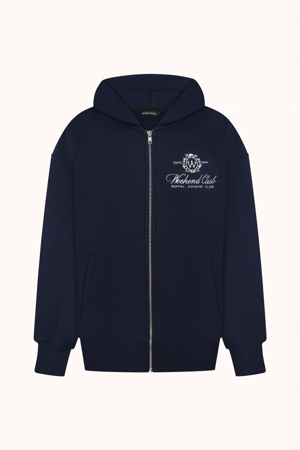 ЗІП ХУДІ WEEKEND CLUB Blue Navy