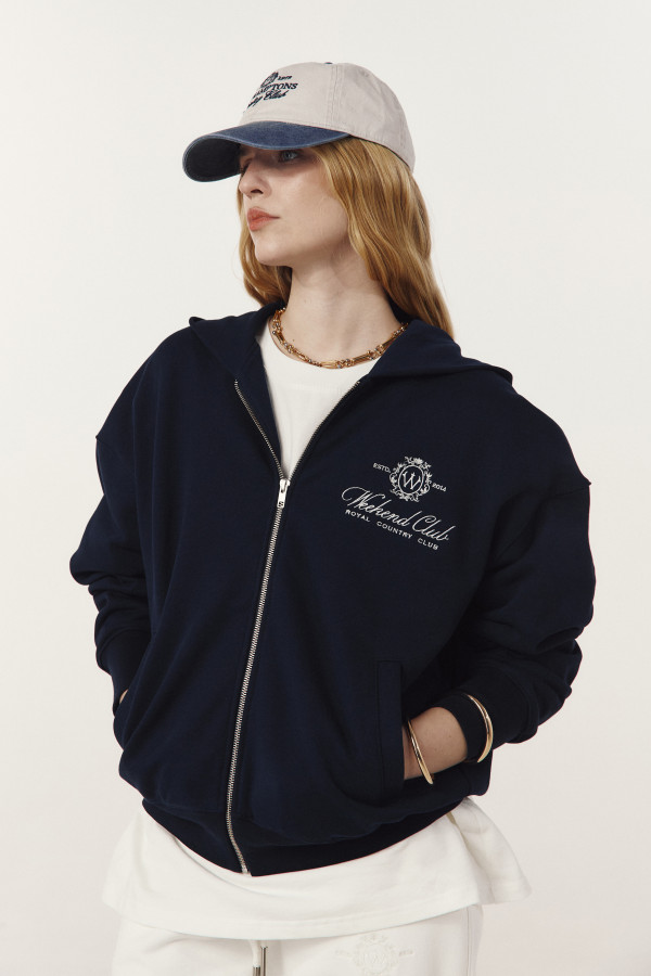 ЗІП ХУДІ WEEKEND CLUB Blue Navy