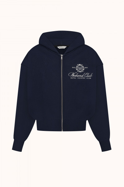 ЗІП ХУДІ ВКОРОЧЕНЕ WEEKEND CLUB Blue Navy
