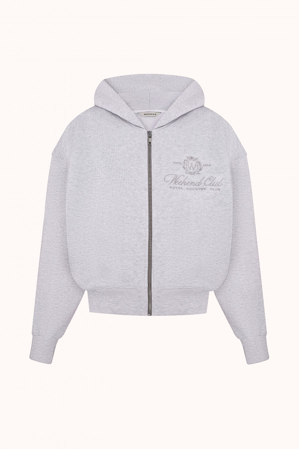 ЗІП ХУДІ ВКОРОЧЕНЕ WEEKEND CLUB Grey