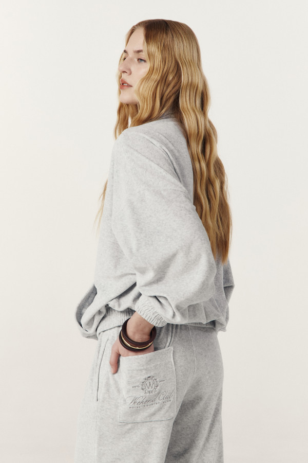 КОСТЮМ VELOUR W Grey