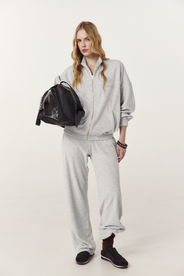 КОСТЮМ VELOUR W Grey