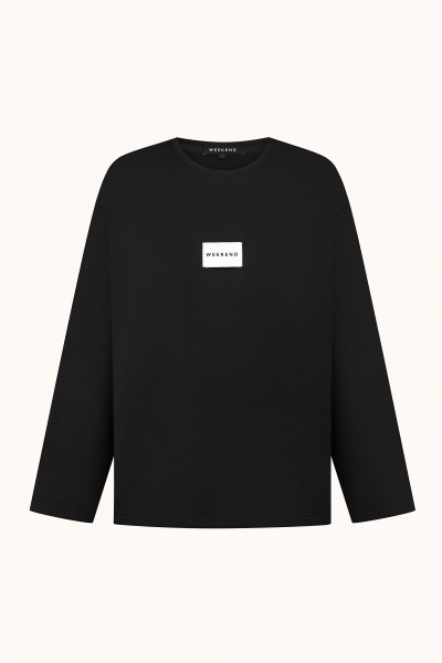 ЛОНГСЛІВ WEEKEND ICONIC WEAR Black