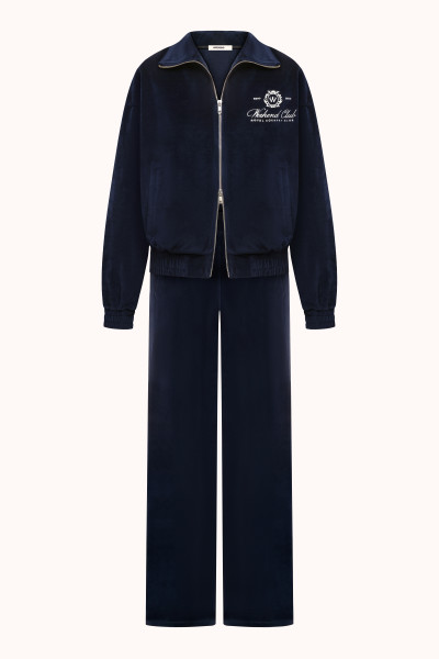 КОСТЮМ VELOUR | NAVY BLUE / MILK