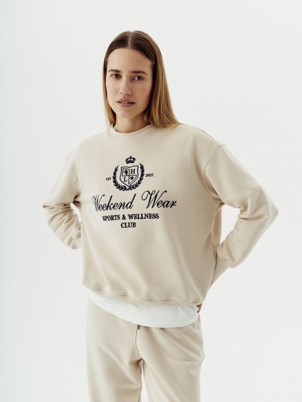 СВІТШОТ WEEKEND WEAR Biege