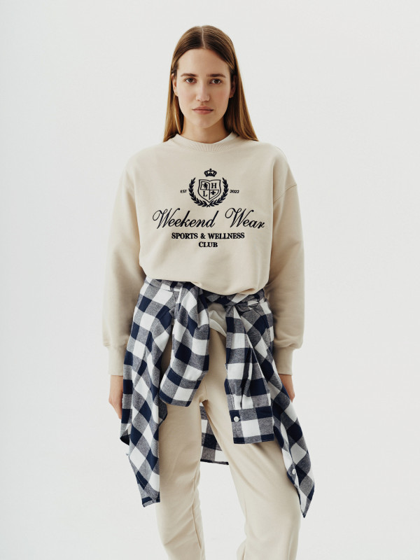 СВІТШОТ WEEKEND WEAR Biege