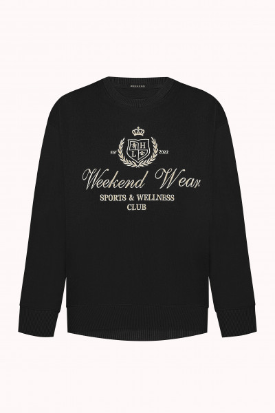 СВІТШОТ WEEKEND WEAR Black