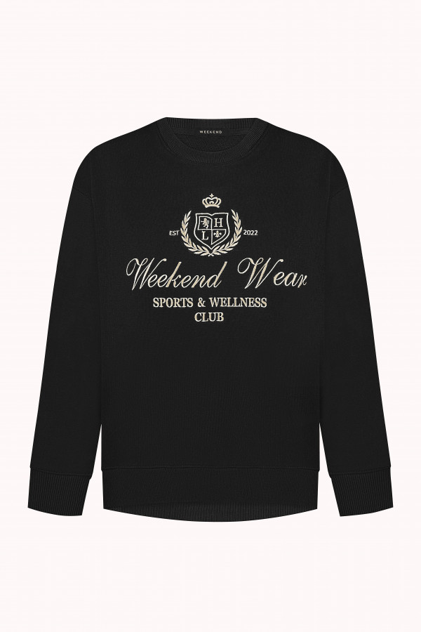СВІТШОТ WEEKEND WEAR Black