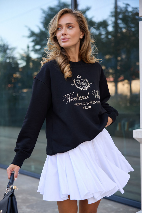 СВІТШОТ WEEKEND WEAR Black