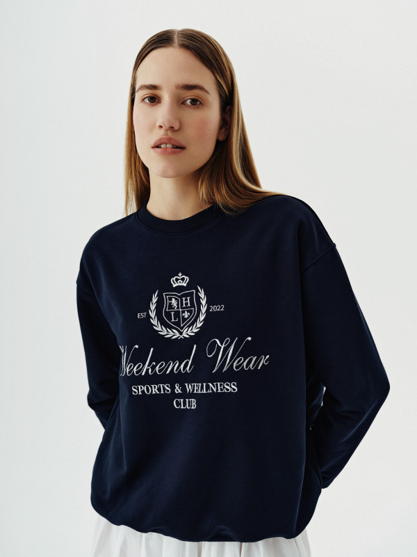 СВІТШОТ WEEKEND WEAR Blue Navy