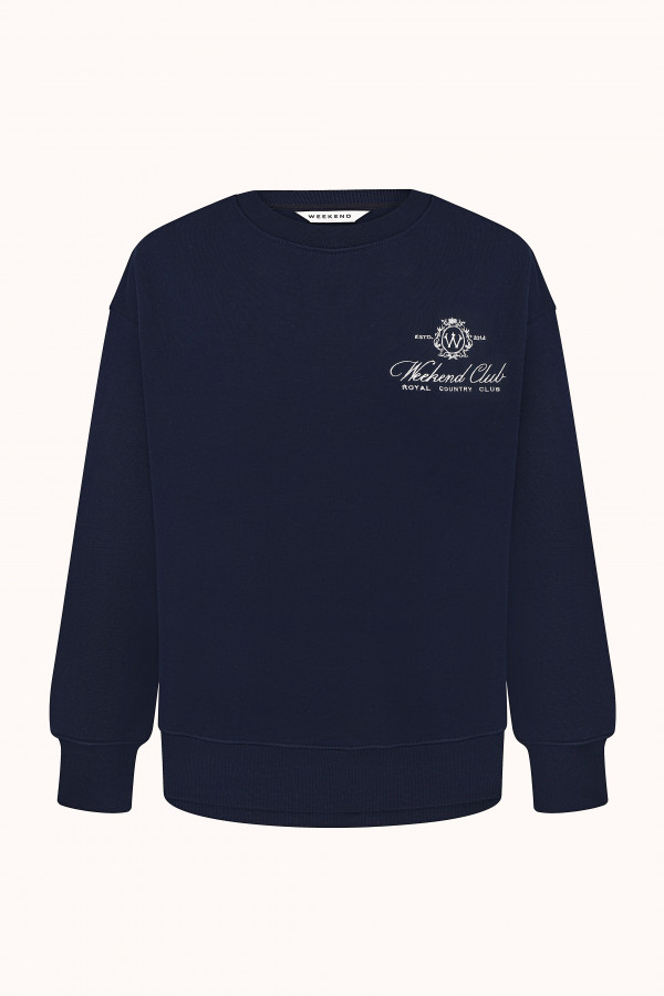 СВІТШОТ WEEKEND CLUB Blue Navy