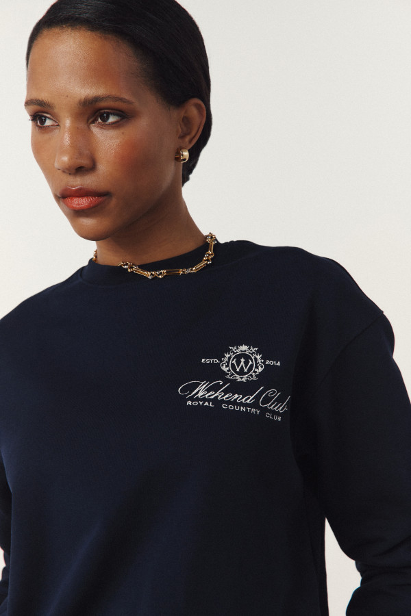 СВІТШОТ WEEKEND CLUB Blue Navy