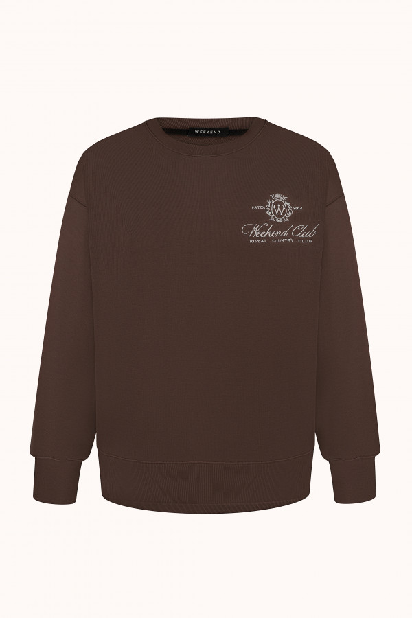 СВІТШОТ WEEKEND CLUB Brown