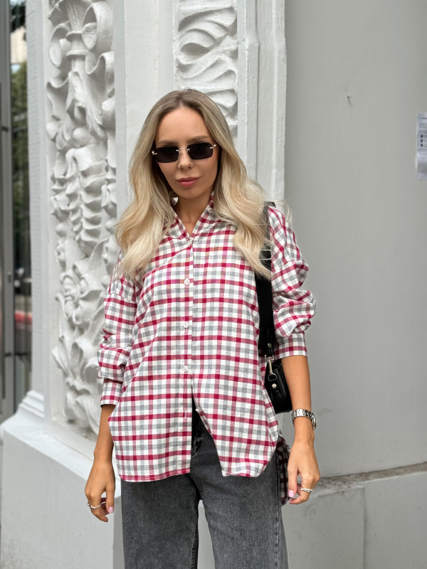 СОРОЧКА WEEKEND WEAR Bordo Check