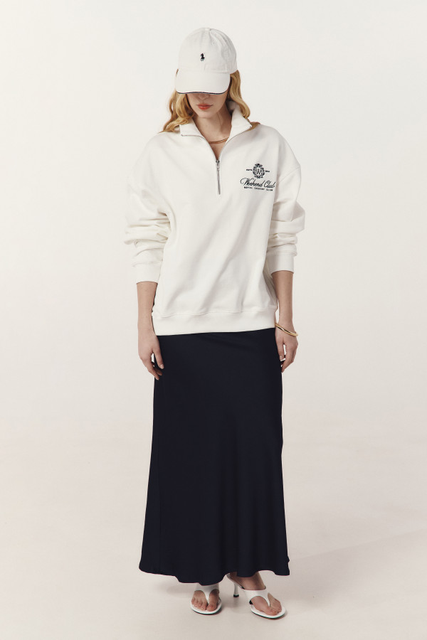 СПІДНИЦЯ САТИНОВА Blue Navy