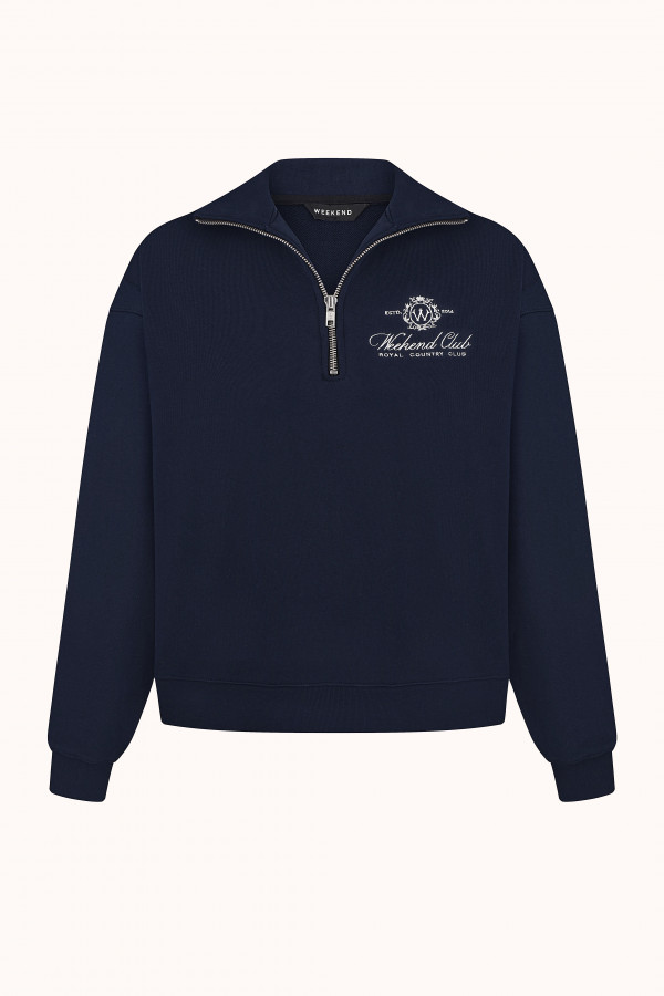 ﻿СВІТШОТ ПОЛО WEEKEND CLUB Blue Navy