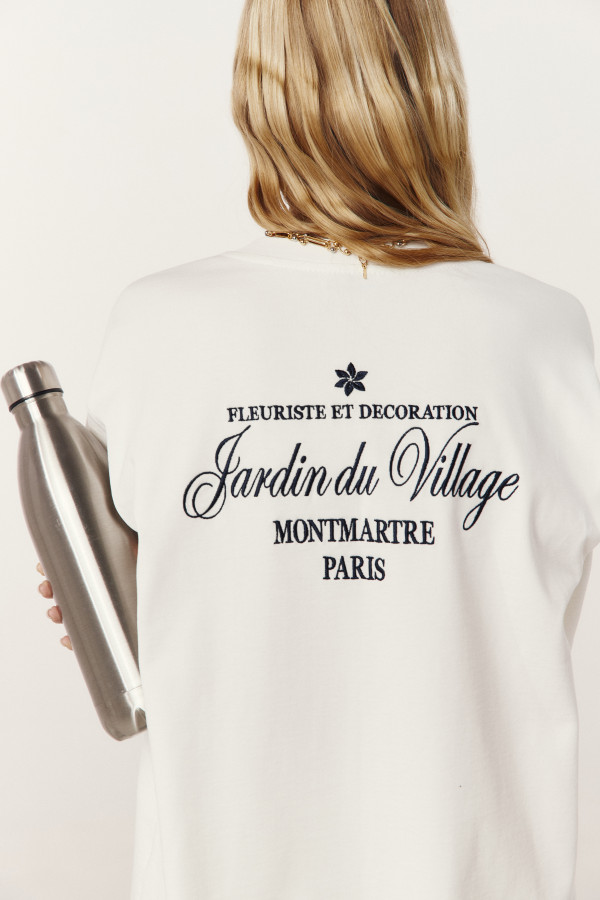 ФУТБОЛКА JARDINE DU VILLAGE Milk-blue