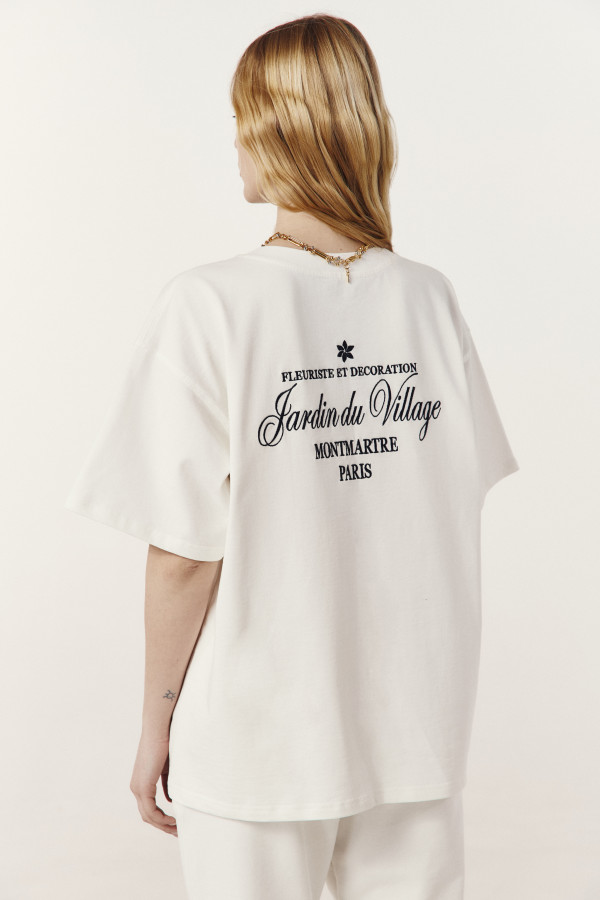 ФУТБОЛКА JARDINE DU VILLAGE Milk-blue