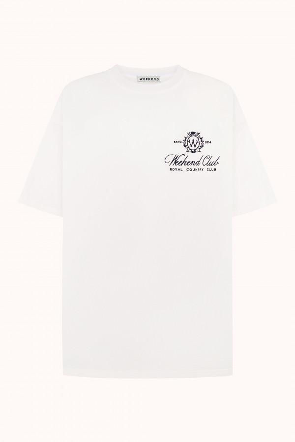 ФУТБОЛКА WEEKEND CLUB MINI Milk Blue